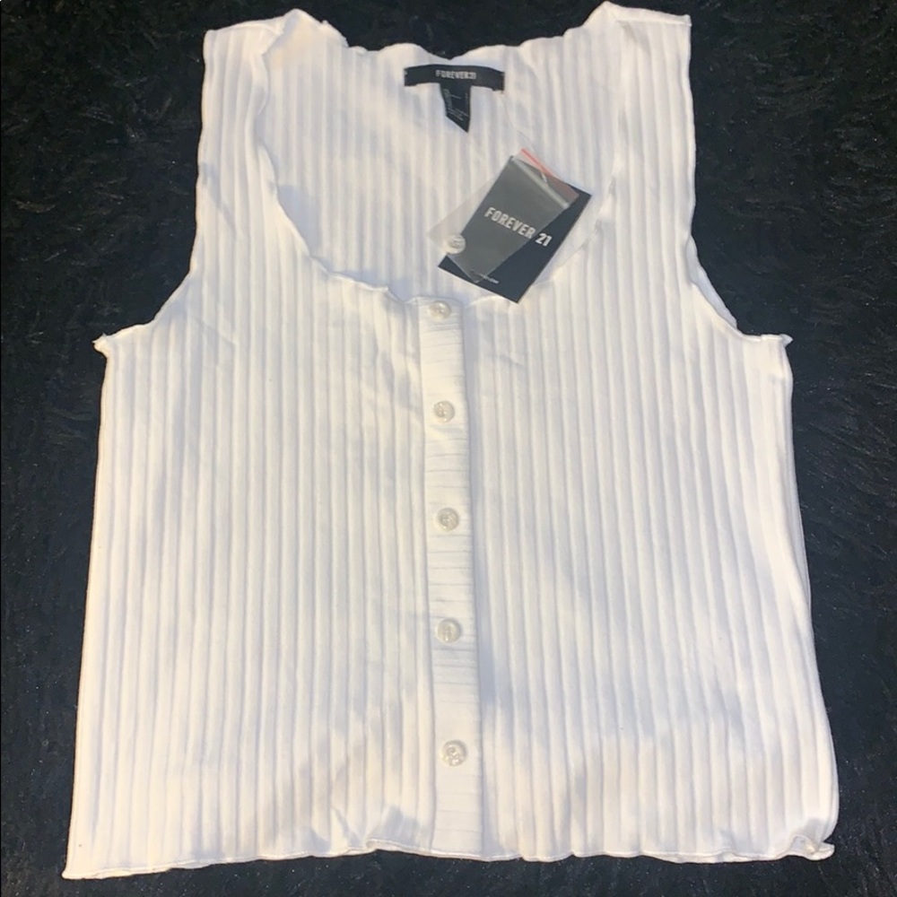 Brand new with tags white tank top